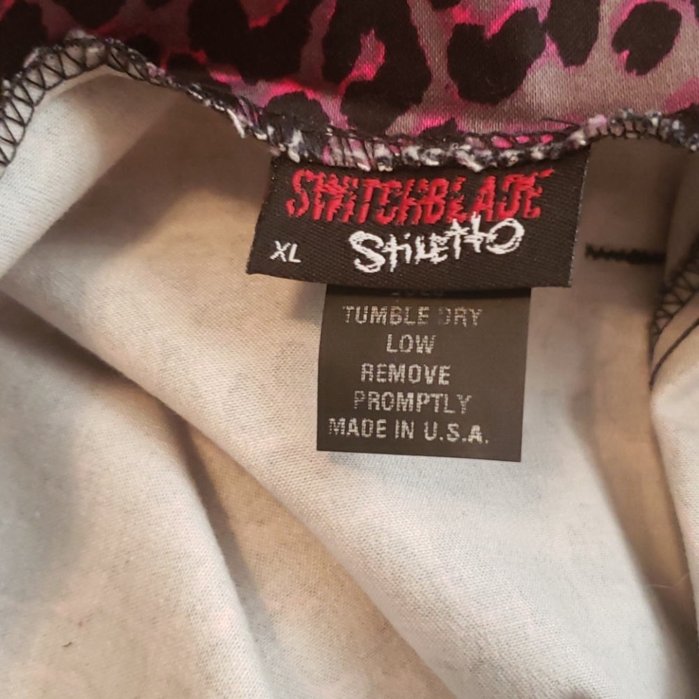 Switchblade Stilleto leopard print pencil skirt - Picture 7 of 7